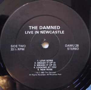 Live in Newcastle Album Side Two