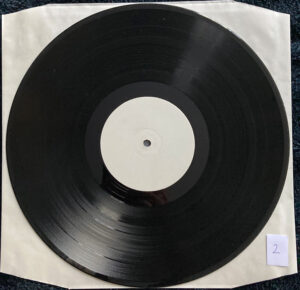 Machine Gun Etiquette Album White Label Proof Sleeve Signed UK 1979 Cover Side 2