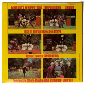 U.K. 1979 No Labels Vinyl Back