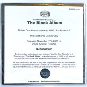 U.K. 2008 Promo White Vinyl Back